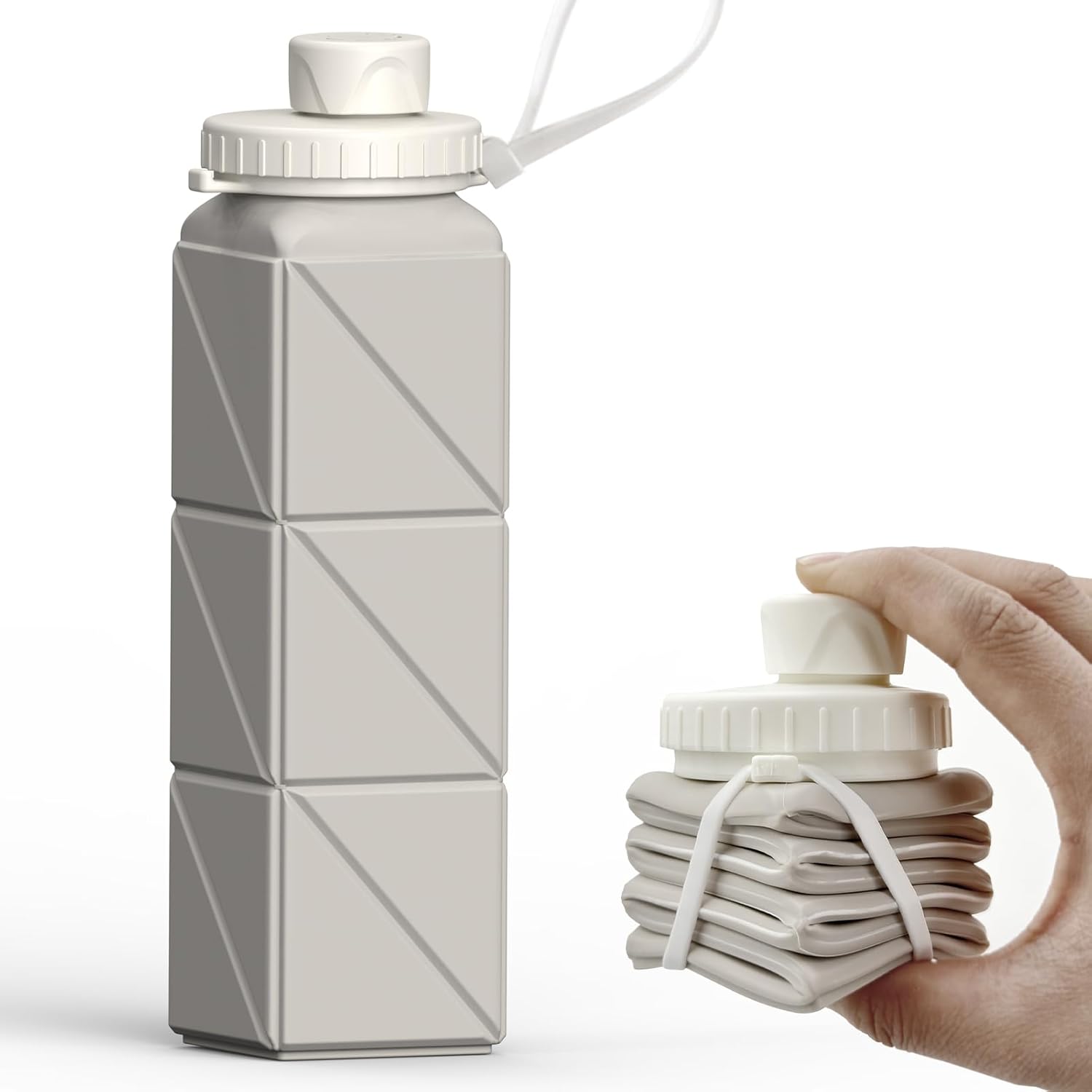 FlexiBottle – Gourde Silicone Compacte 610ml