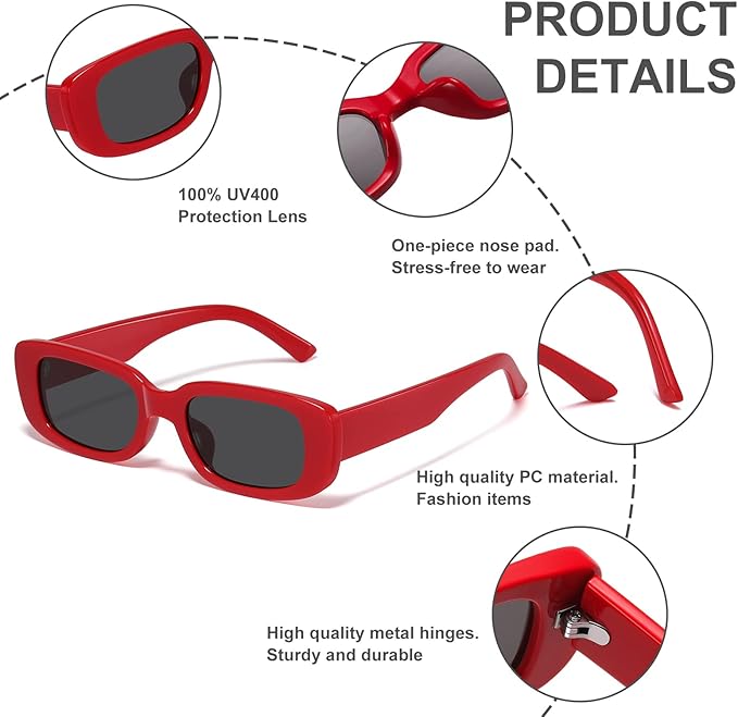 AriaLens – Lunettes de Soleil Rétro Y2K Tendance