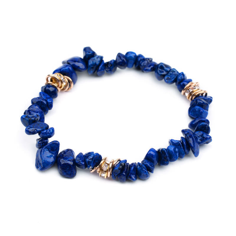 Celine - Bracelet de perles en pierres naturelles et cristaux