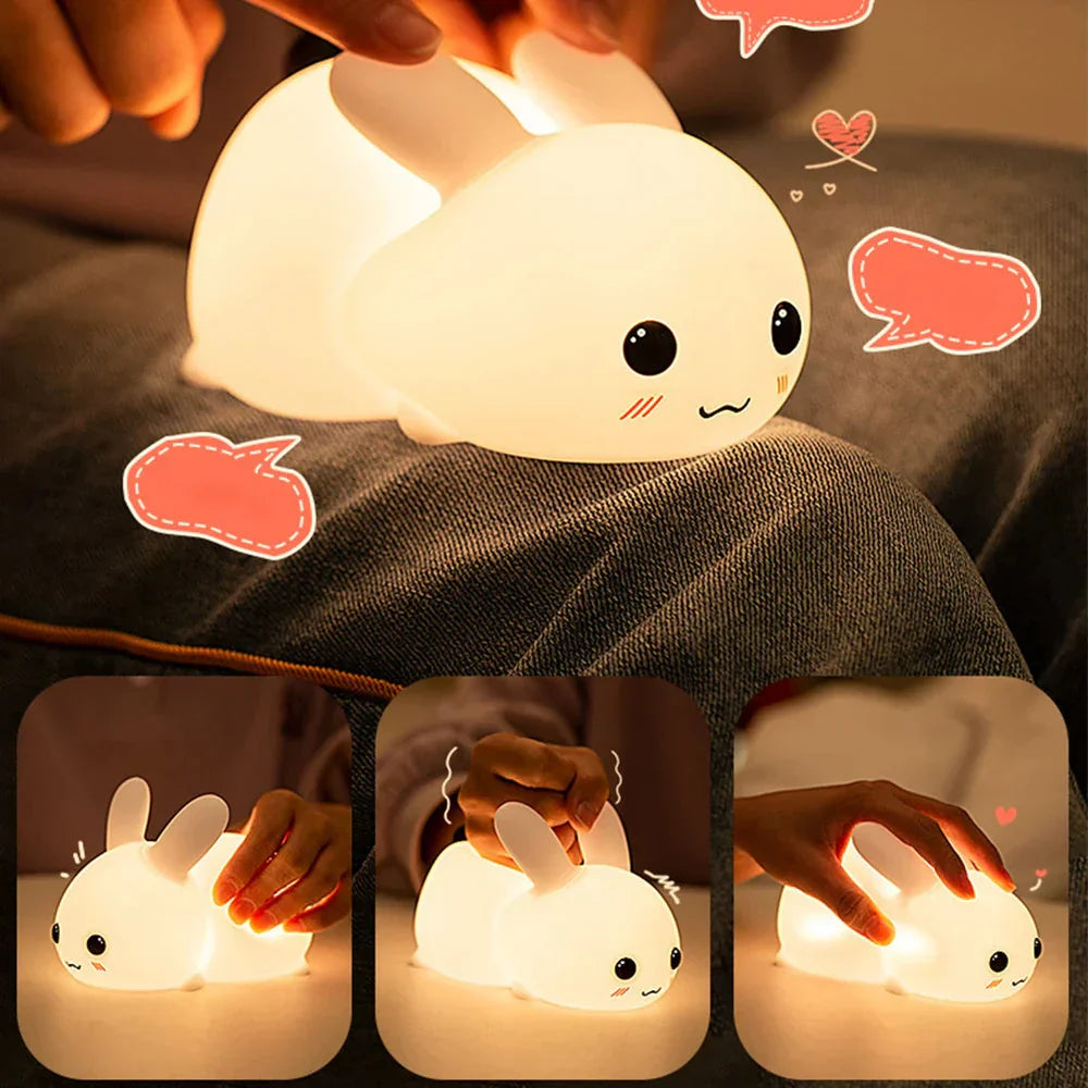 BunnyGlow - Adorable Veilleuse LED pour Enfants
