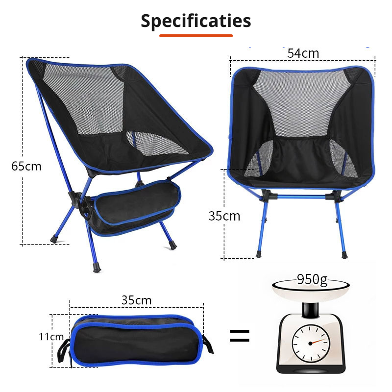MoonFold Chair - Chaise Pliante Compacte Extérieur