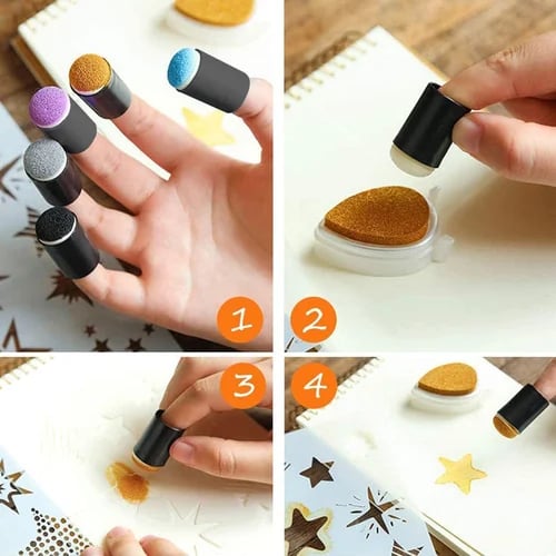 ColorPlay - Set Peinture Doigts Créatif 20 Couleurs