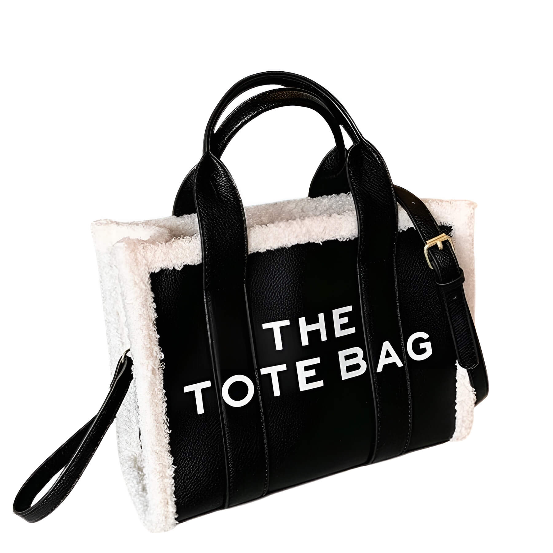 LuxVibe Bag - Sac PU Cuir Fausse Fourrure