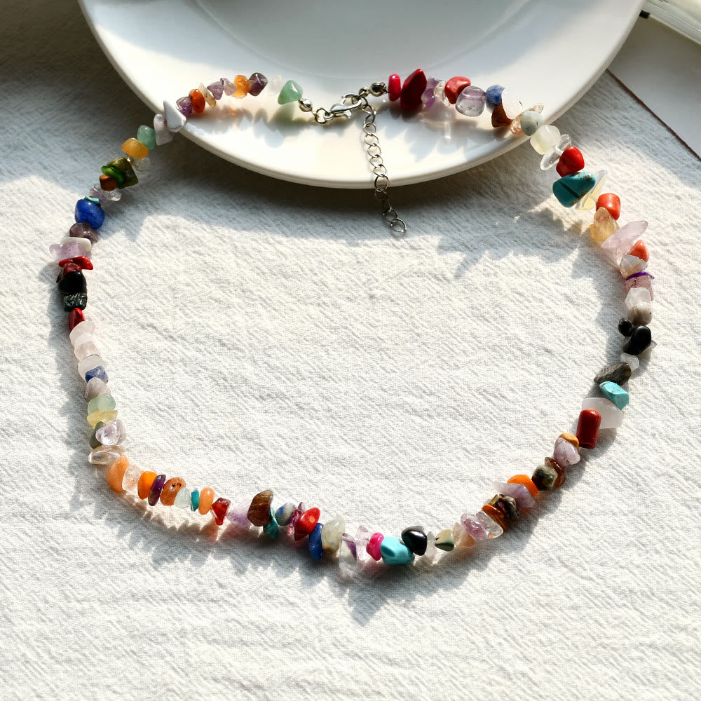 Collier Cristaux Polis Lina - Beauté Naturelle