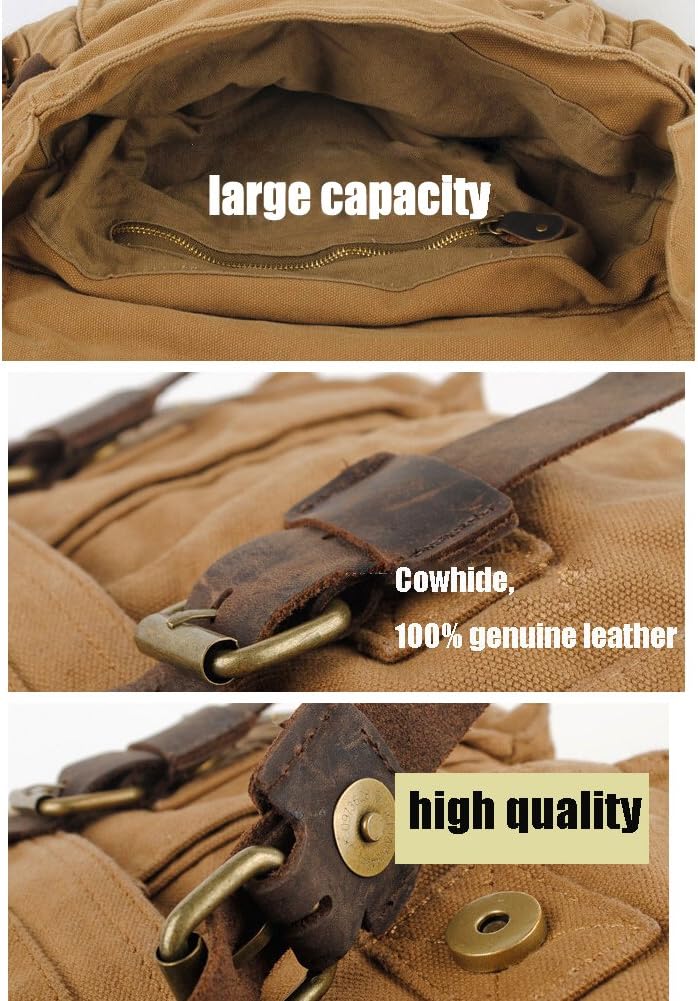 RetroCarry Bag - Sacoche Laptop Canvas Vintage
