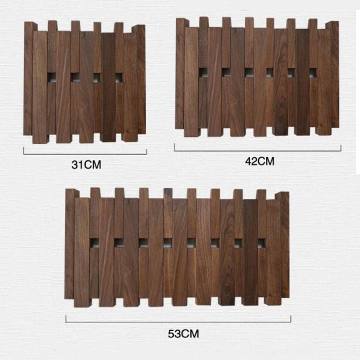 HarmonyHook - Porte-Manteau Mural en Bois Réglable et Élégant