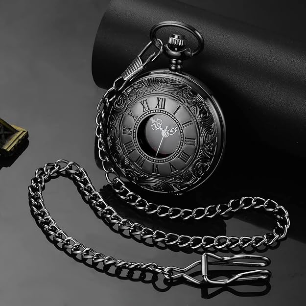 KevinWatch - Montre à Gousset Rétro Dorée