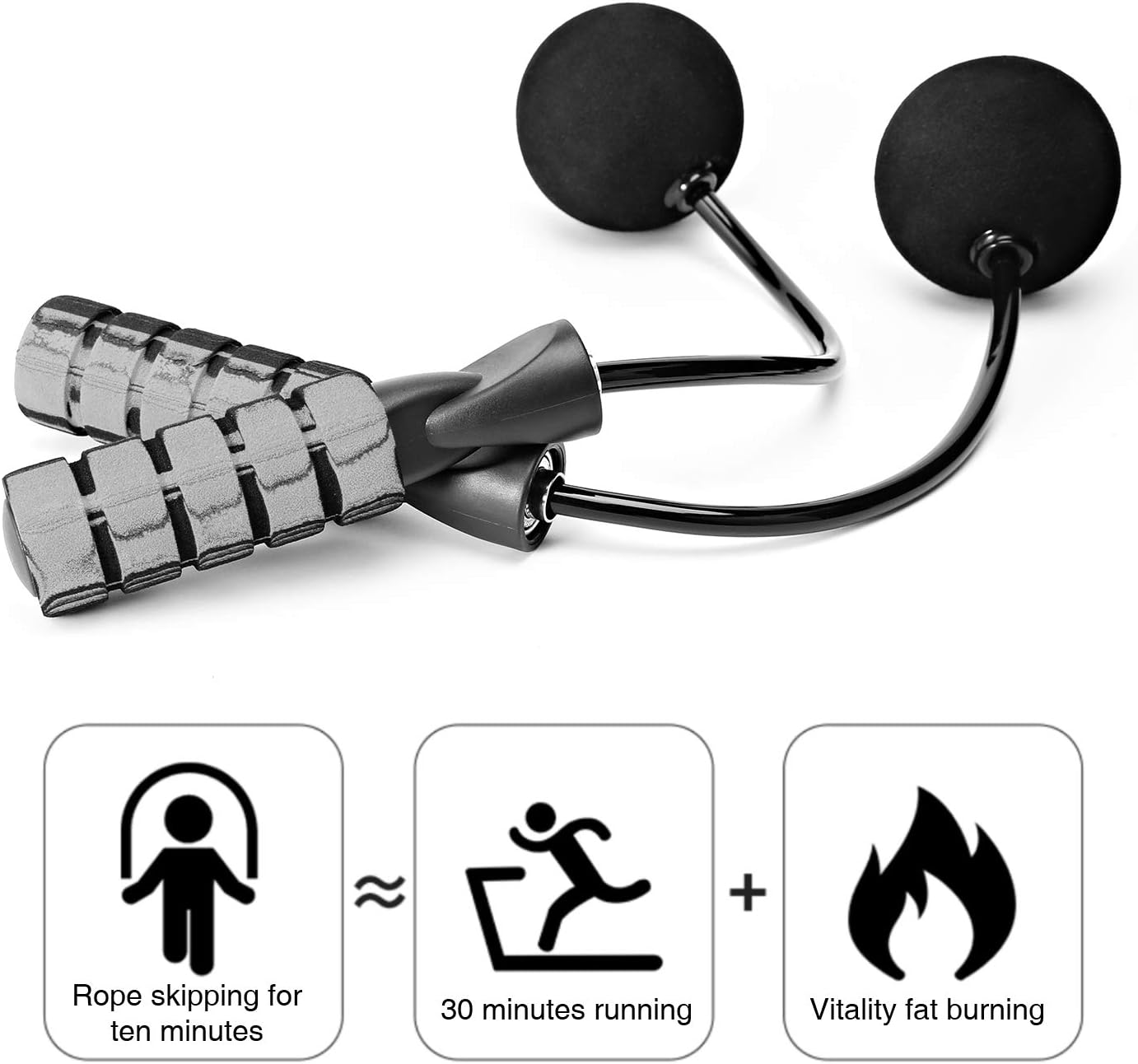 AdjustFit - Corde à sauter lestée sans fil