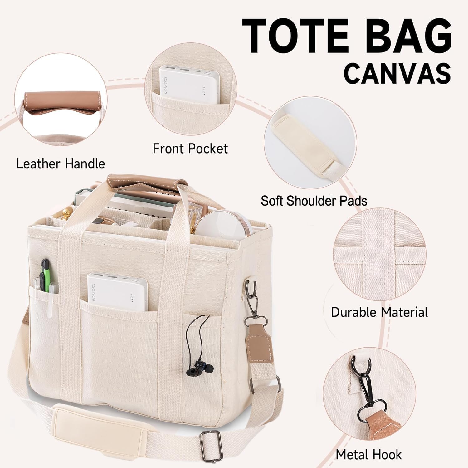UrbanGrace - Tote en canvas stylé pour le quotidien