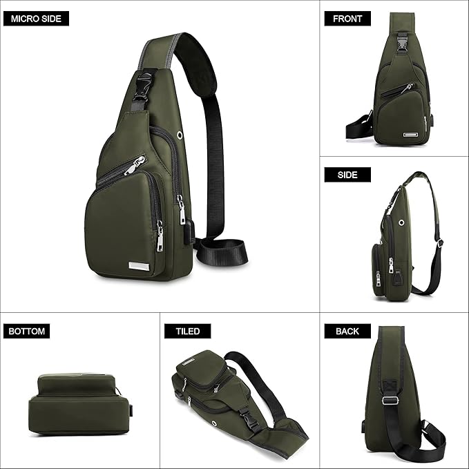 WaveSling - Sac Bandoulière Imperméable Stylé