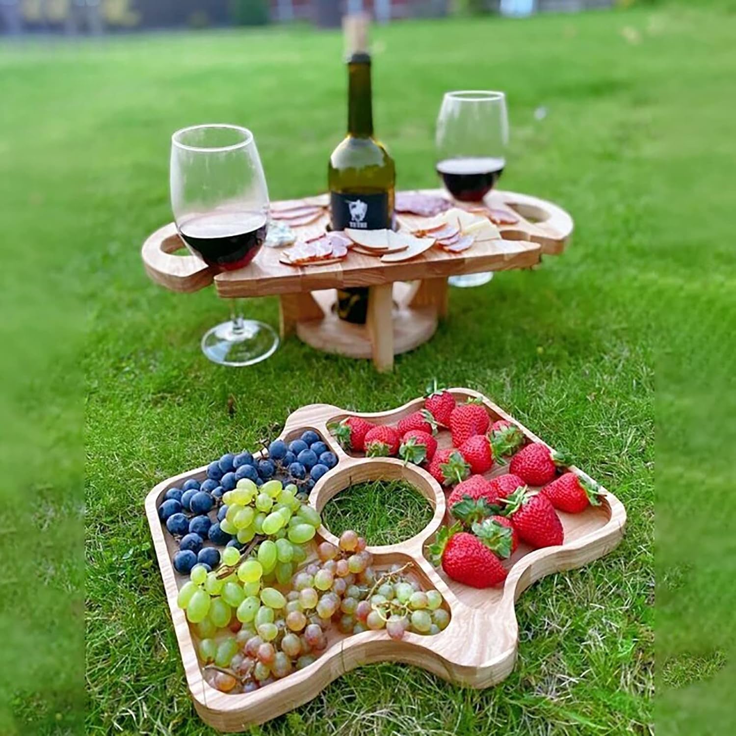 DualServe Rack – Étagère Stylée Fruits et Vin