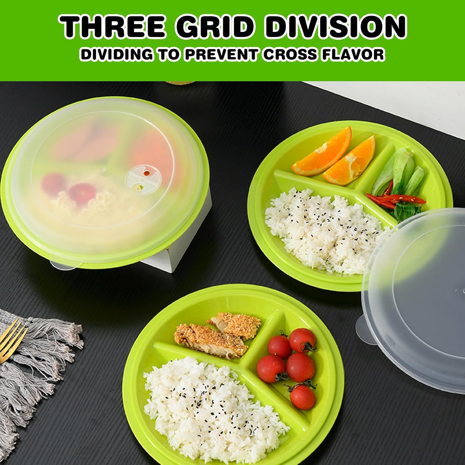 PortionMaster - Assiette Contrôle Portion Voyage Pratique