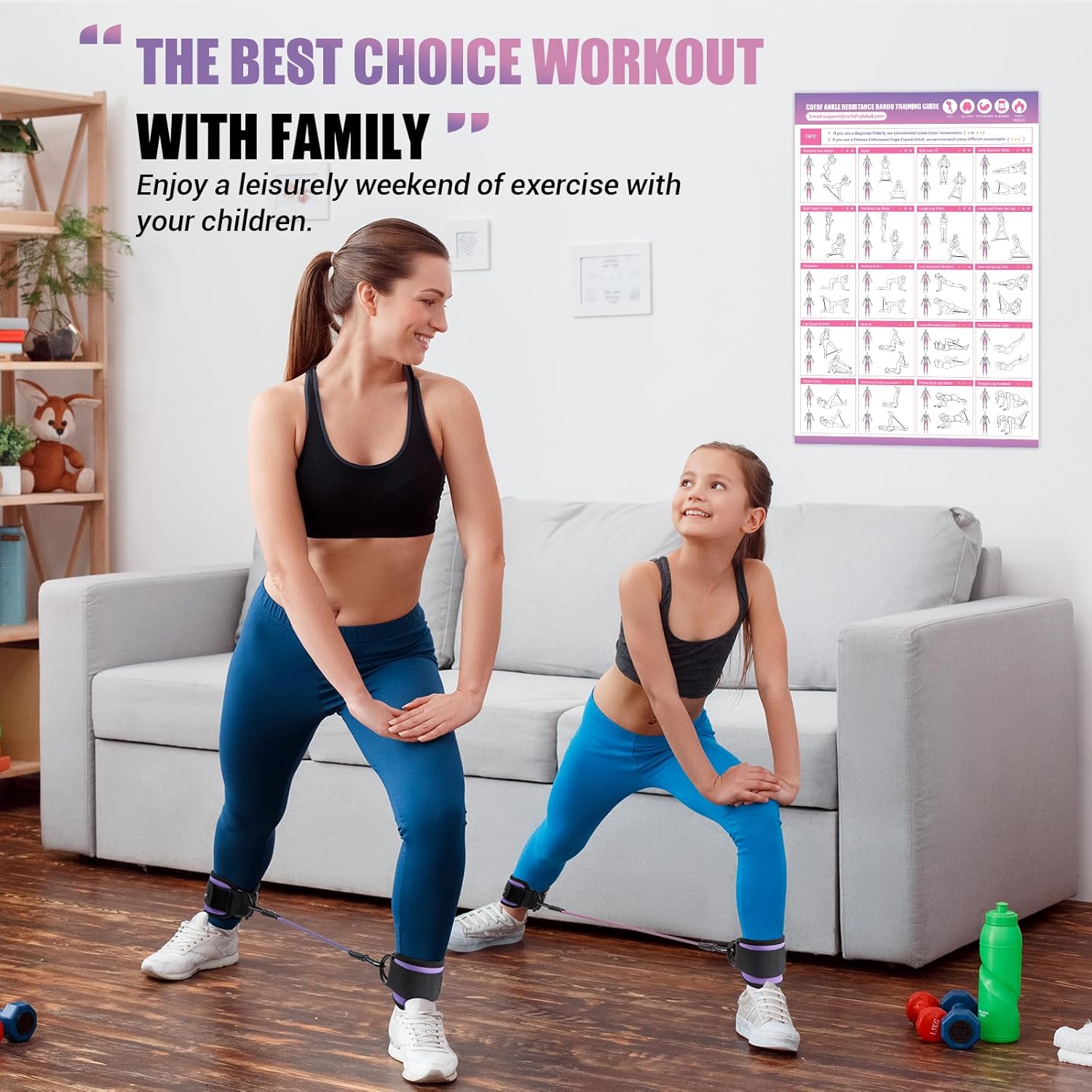 FlexTone - Bandes Résistance Hanches et Fessiers