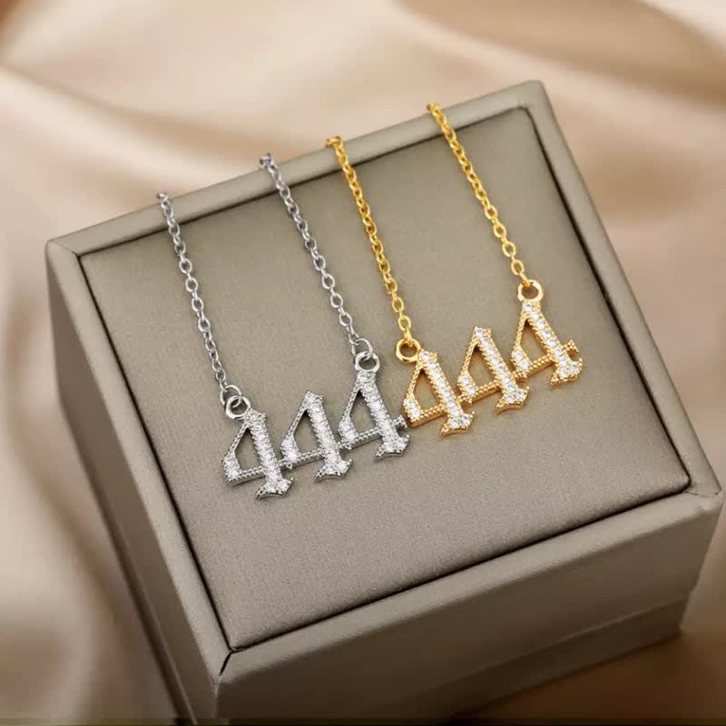 Seraphina - Collier nombres angéliques en zircone