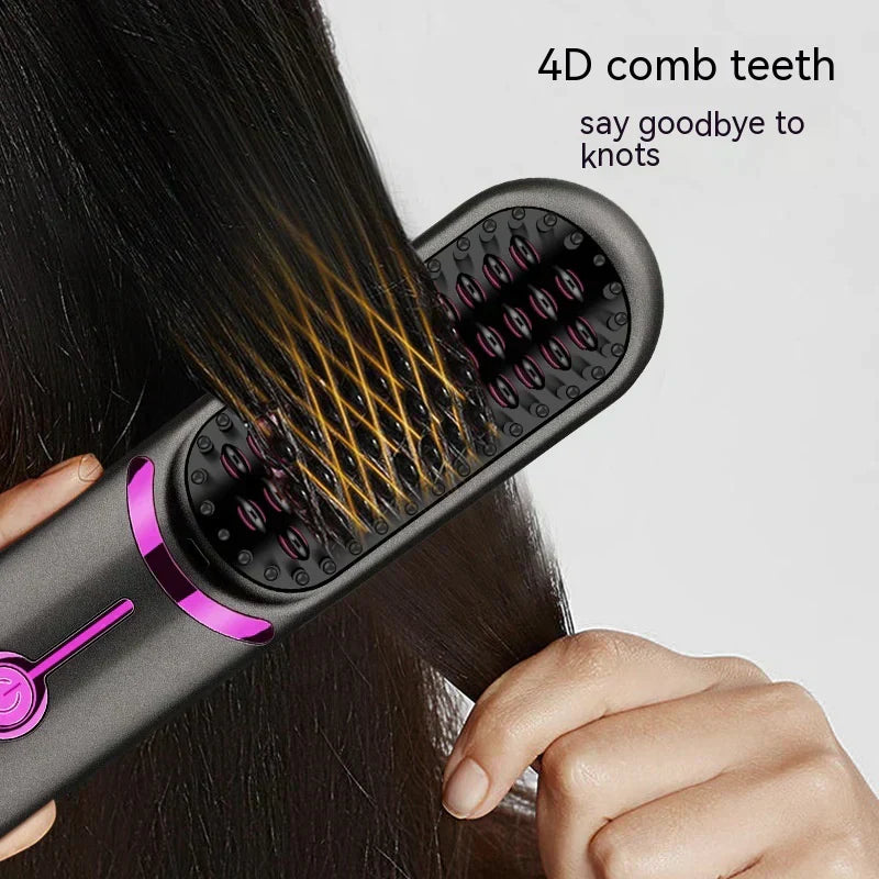 Tima Brush – Brosse Lissante Sans Fil Rechargeable