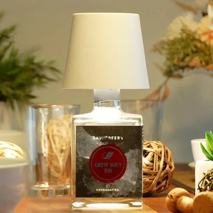 GlowBottle - Lampe bouteille LED portable et stylée
