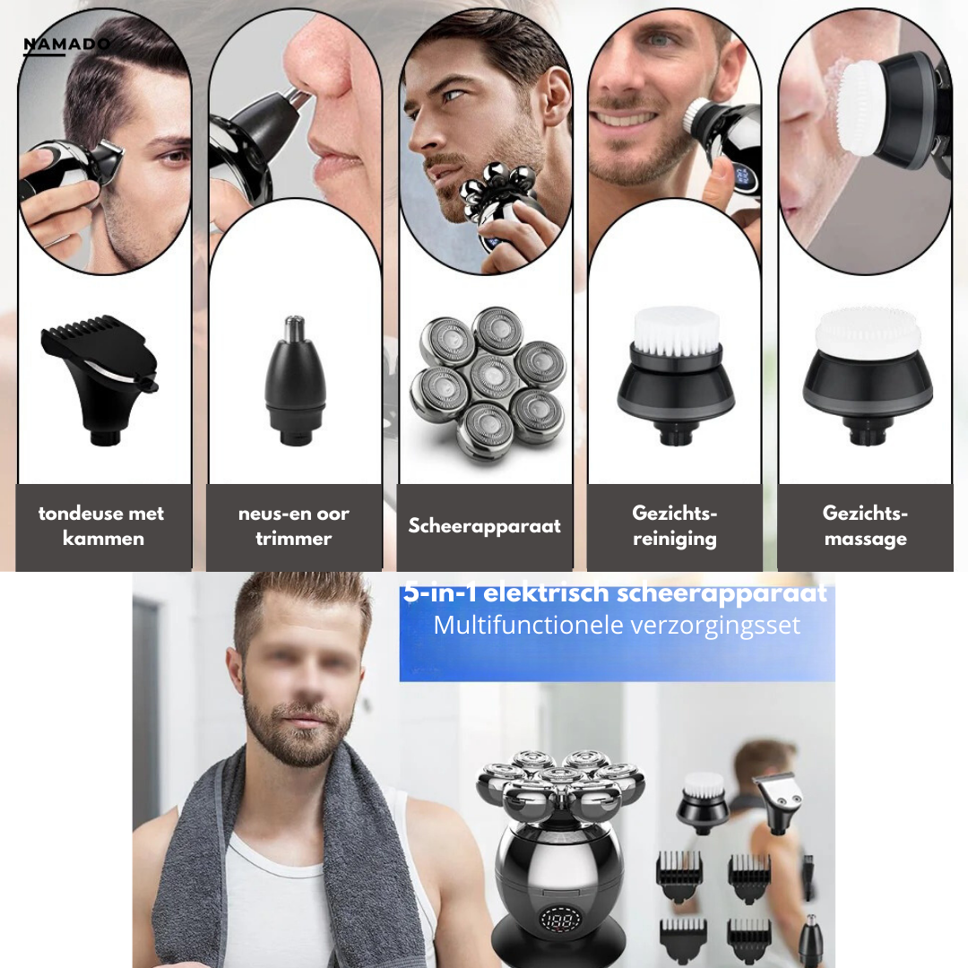 FlexiShave Pro – Rasoir Électrique 7D Luxe