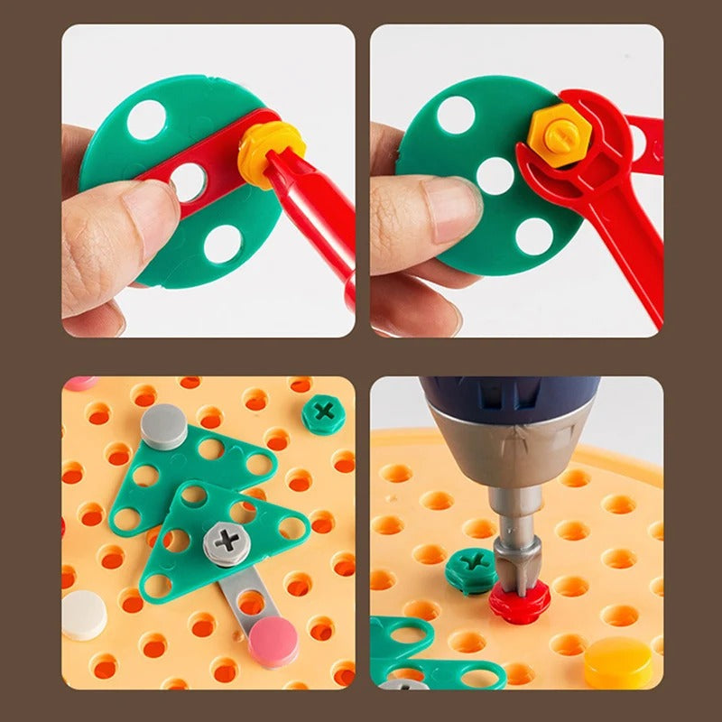 ToolMaster Kids – Boîte Outils Créative Mini-Perceuse