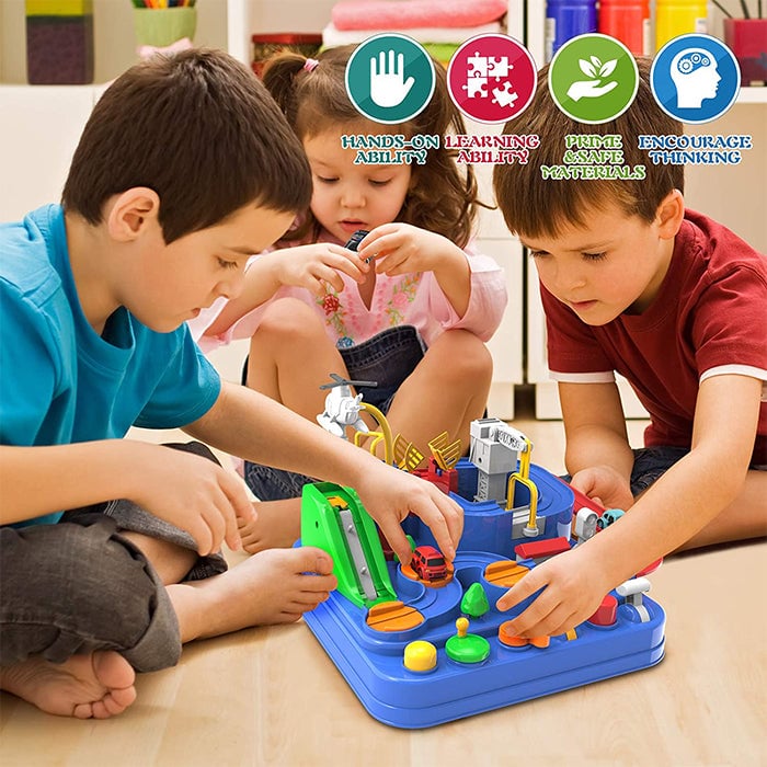 RescueTrack Adventure Set – Jouet Éducatif Bébé