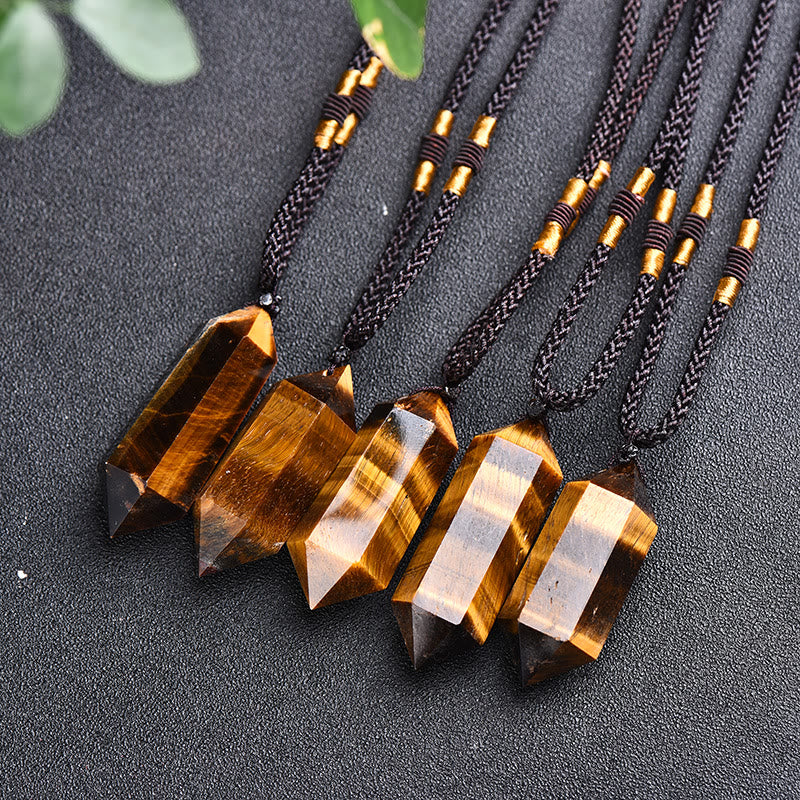 Lyra - Collier cristal améthyste guérissant naturel