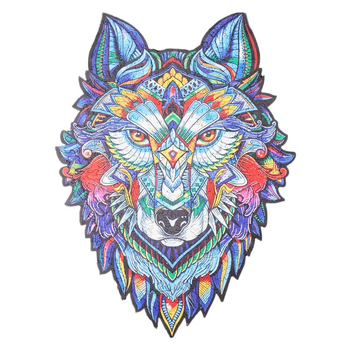 MajesticWolf Puzzle – Puzzle en Bois Premium Loup