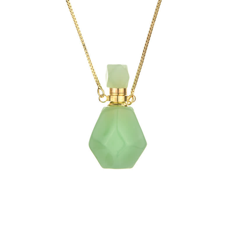 Iris - Collier flacon de parfum en cristal