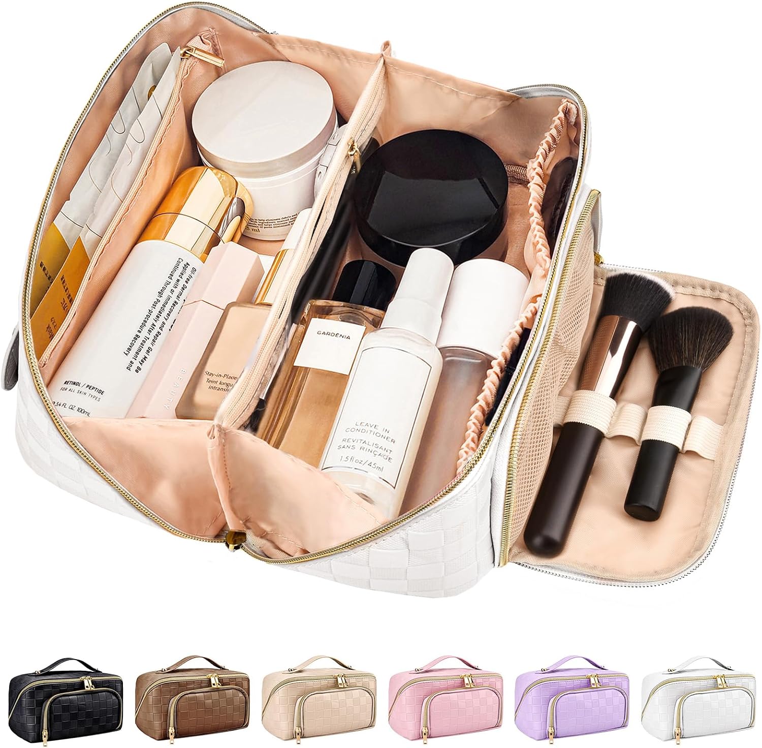 GlamBag - Trousse Maquillage Imperméable Grande Capacité