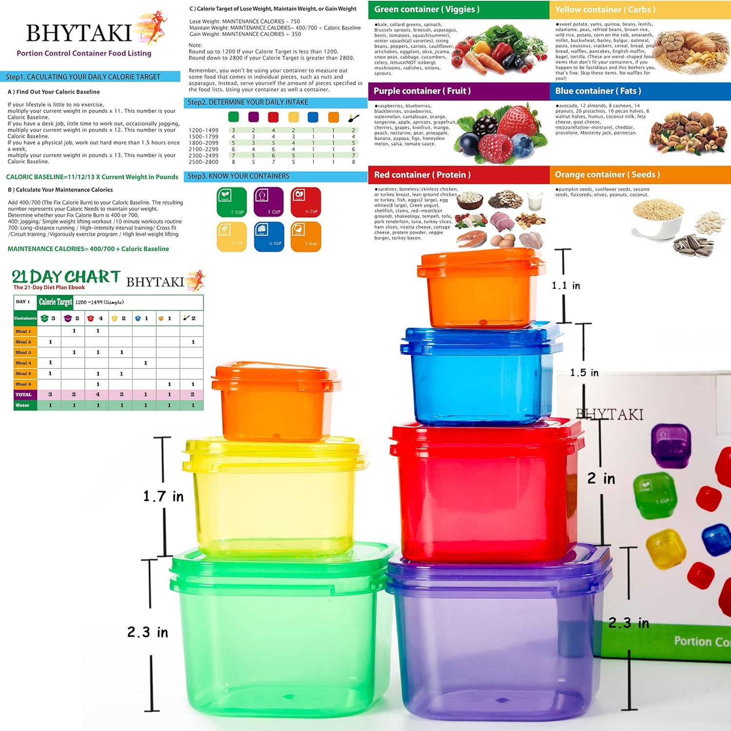 PortionMaster - Set 14 Pièces pour la Perte de Poids