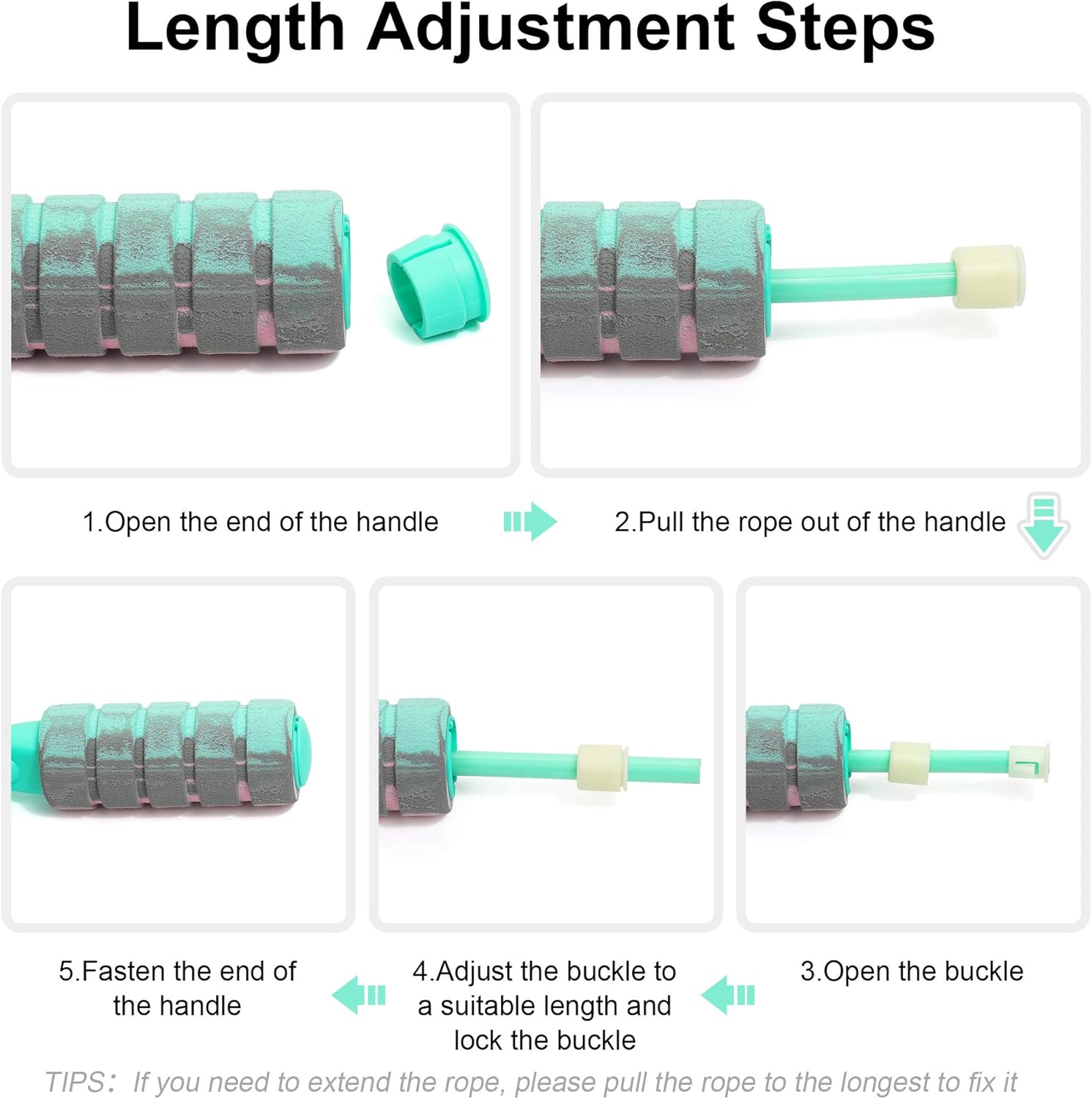AdjustFit - Corde à sauter lestée sans fil