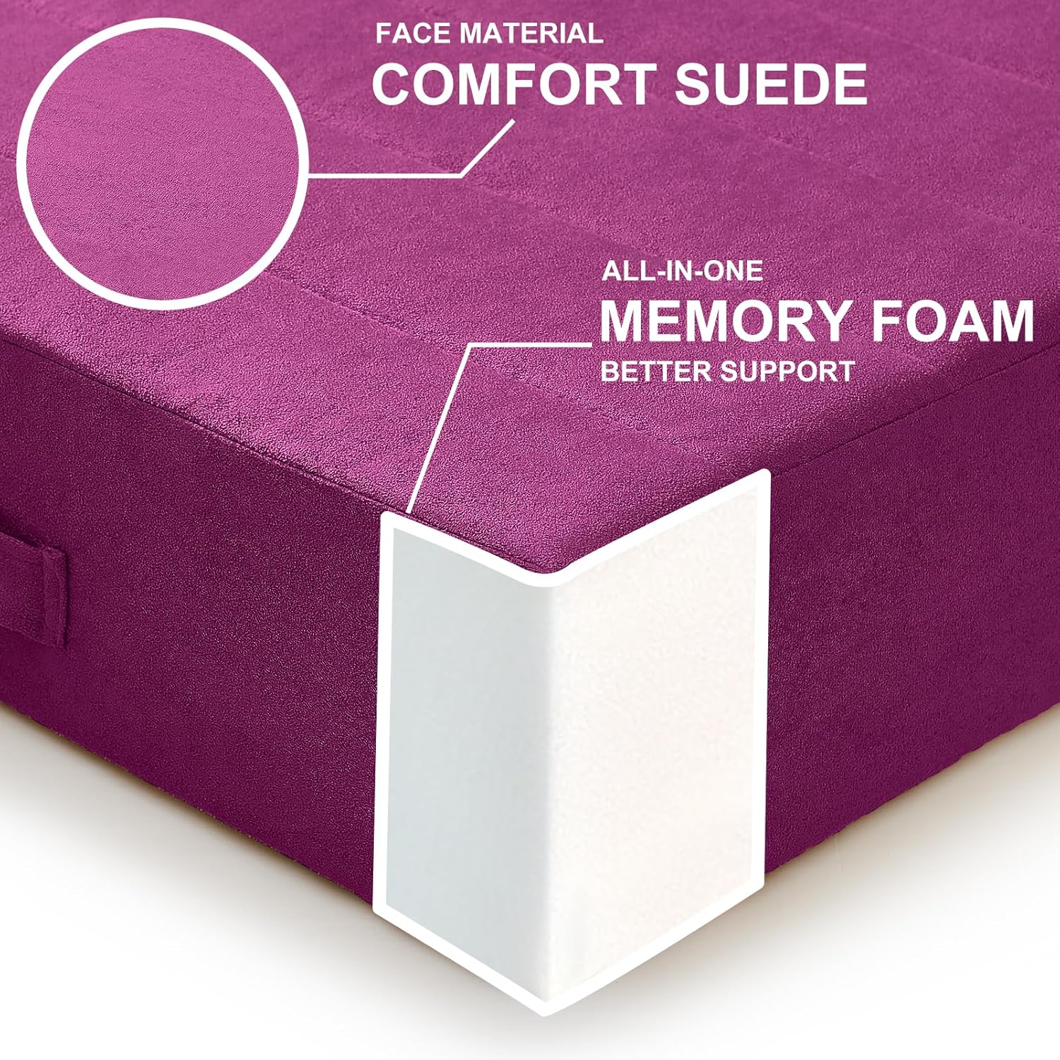ZenCushion - Coussin Méditation Luxueux Housse Confort