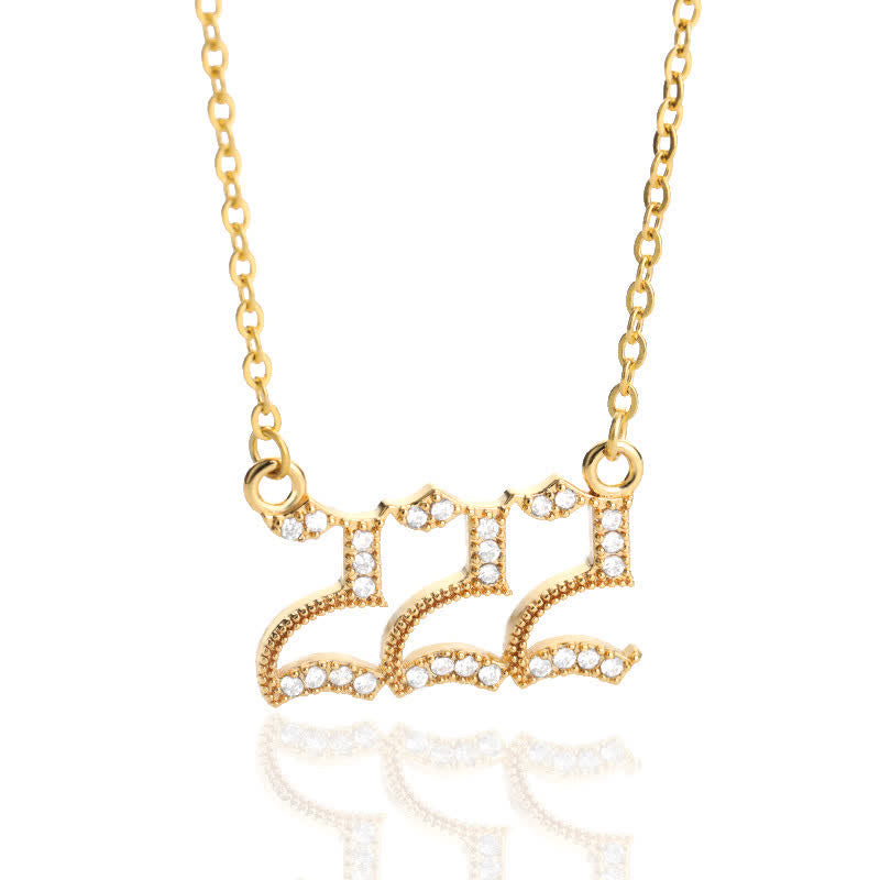 Seraphina - Collier nombres angéliques en zircone