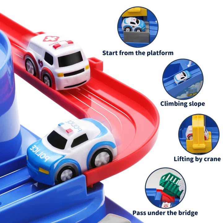 RescueTrack Adventure Set – Jouet Éducatif Bébé