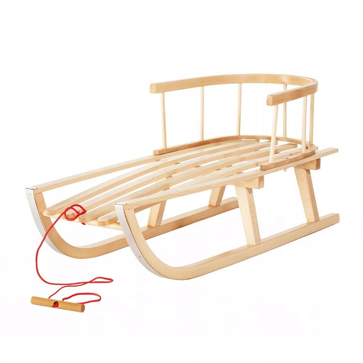 Wooden Sleigh – Luge en Bois avec Dossier 12 Mois+
