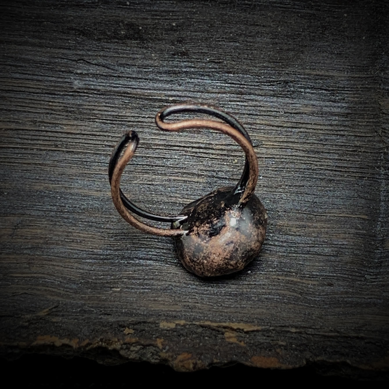 Selina - Bague pierre de naissance naturelle brute réglable
