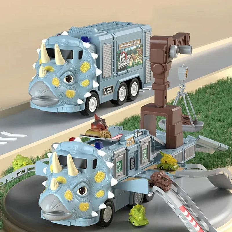 DinoRoar Truck – Camion Dinosaures Pliable Aventure