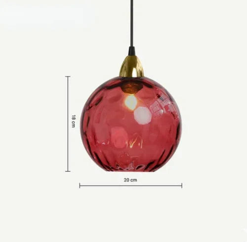 LumiSphere Pendant Light – Suspension Boule Verre
