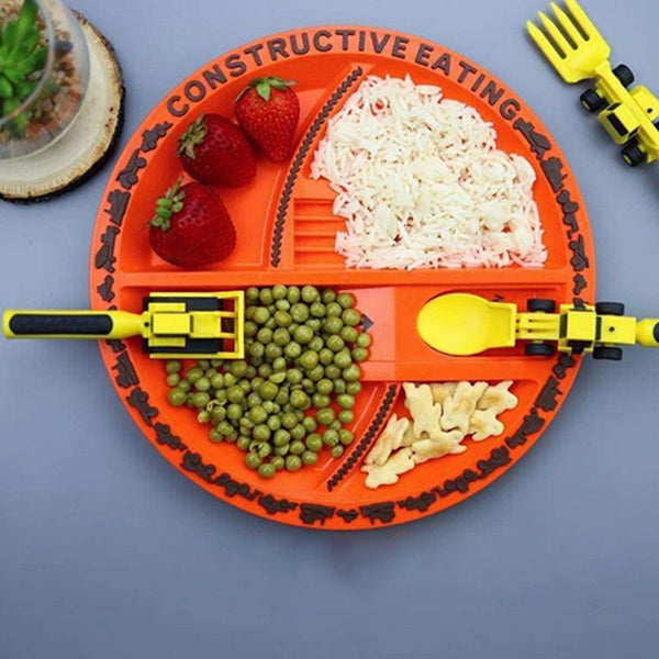 ConstructoFork - Set Couverts Robustes pour Enfants