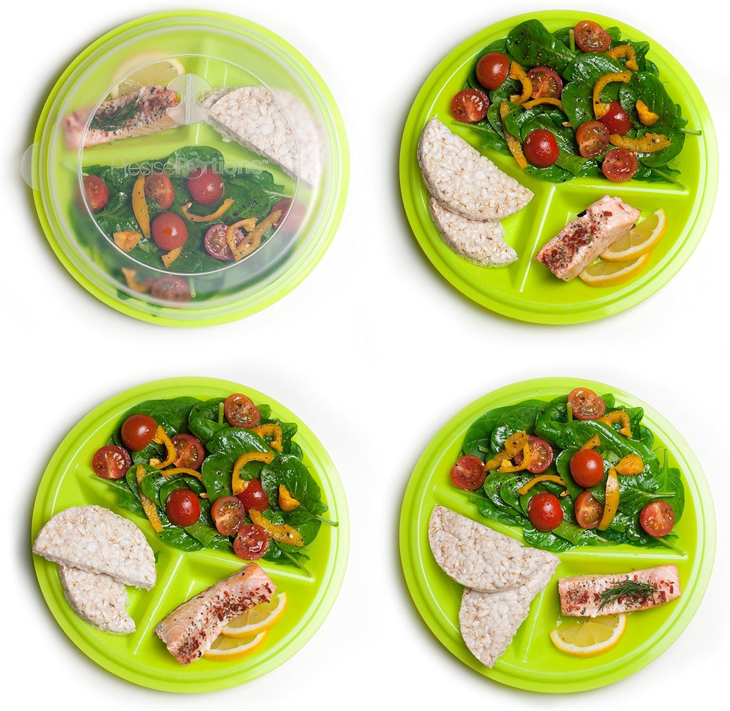 PortionMaster - Assiette Contrôle Portion Voyage Pratique