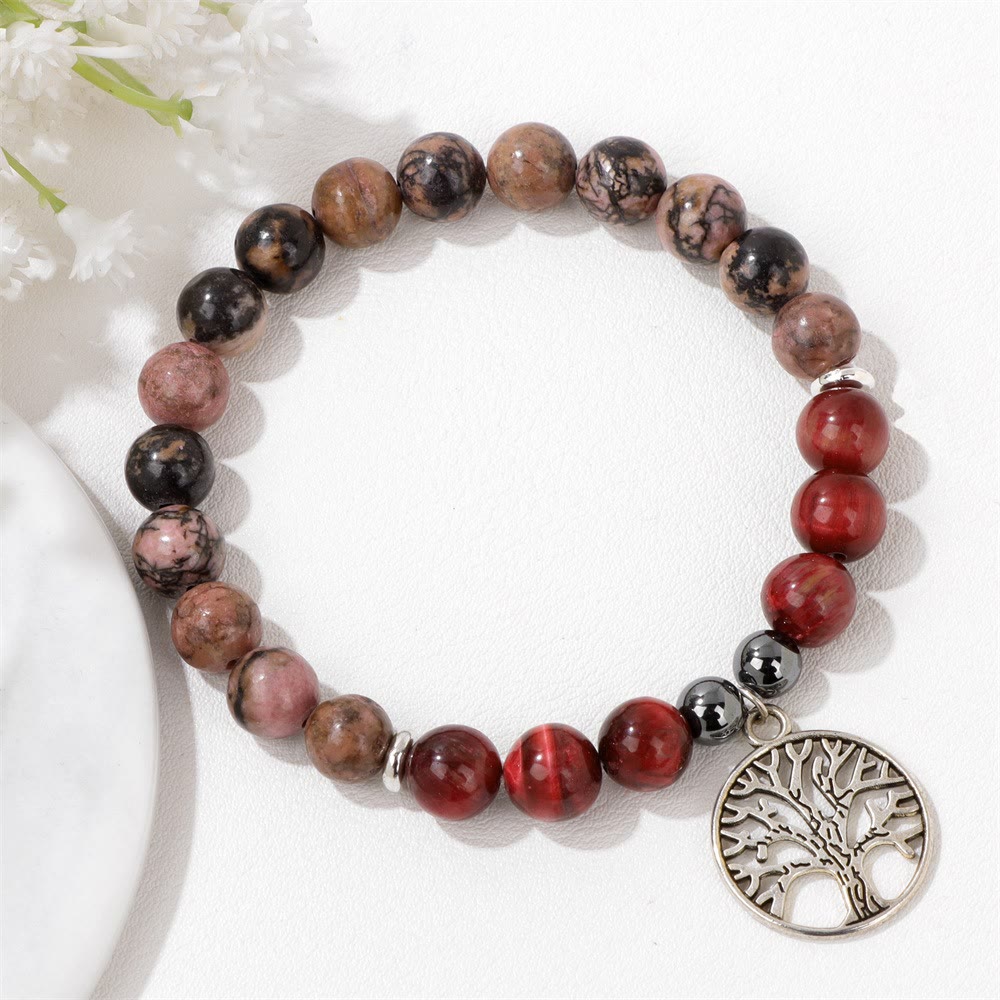 Mila - Bracelet cristal naturel arbre de vie
