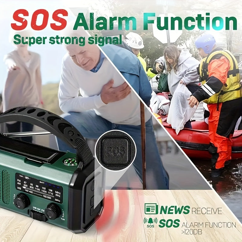 SurvivorPower - Radio d'Urgence Durable Multifonction