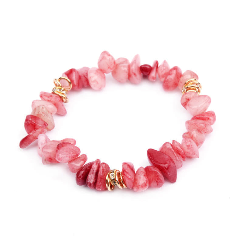Celine - Bracelet de perles en pierres naturelles et cristaux
