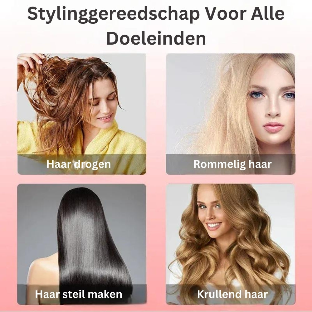RevolveGlam Styler – Brosse 3-en-1 Électrique