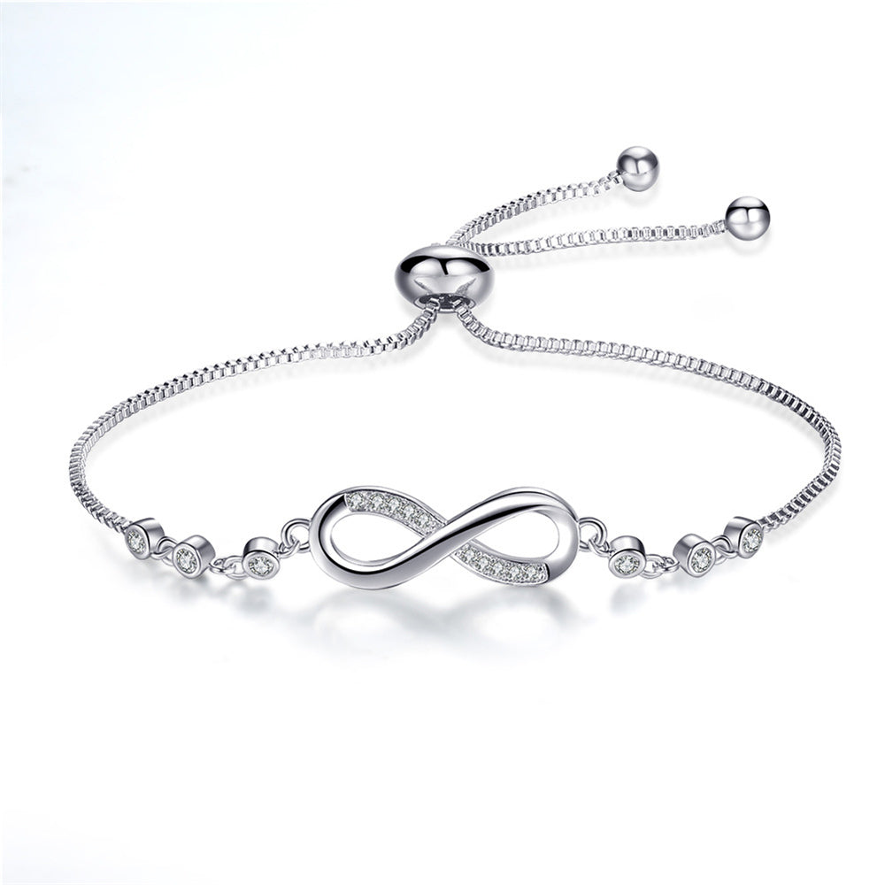 Nova - Bracelet infinity réglable élégant