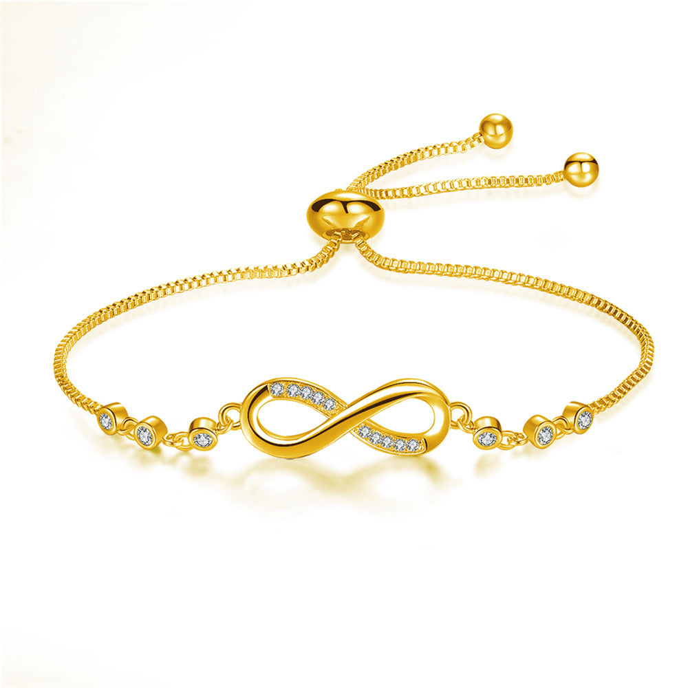 Nova - Bracelet infinity réglable élégant