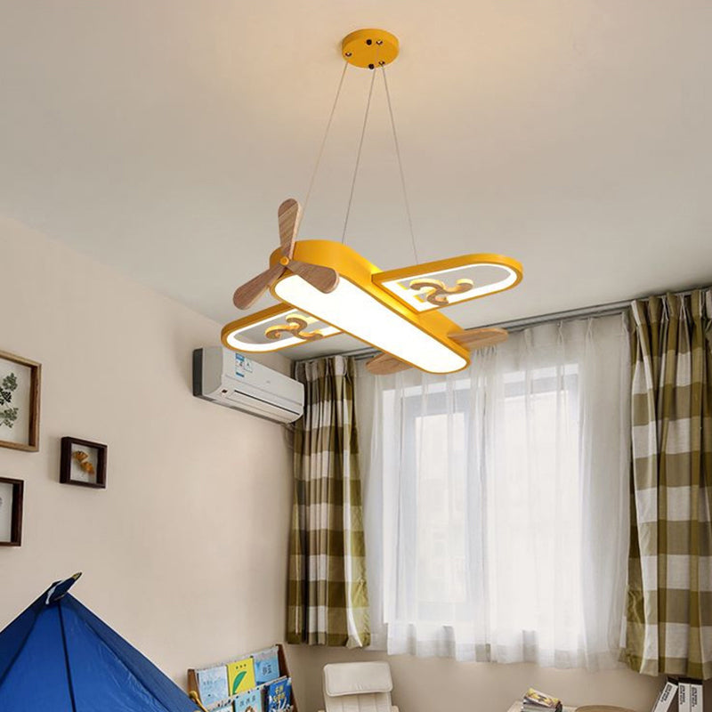 AeroLumière | Élégante Lampe Suspendue Avion LED pour Enfants 2