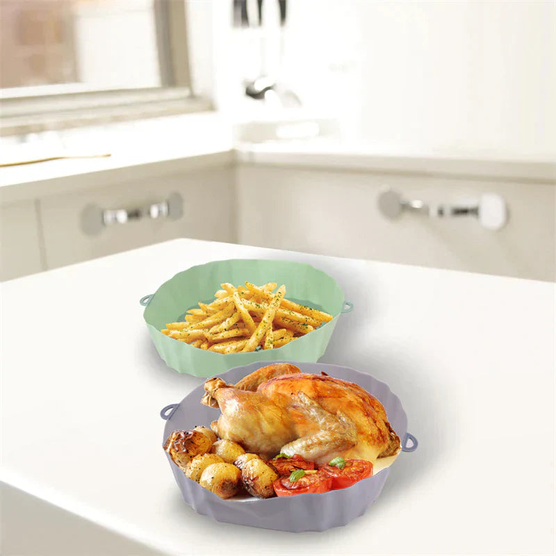 SiliconFry Tray – Moule Airfryer Réutilisable