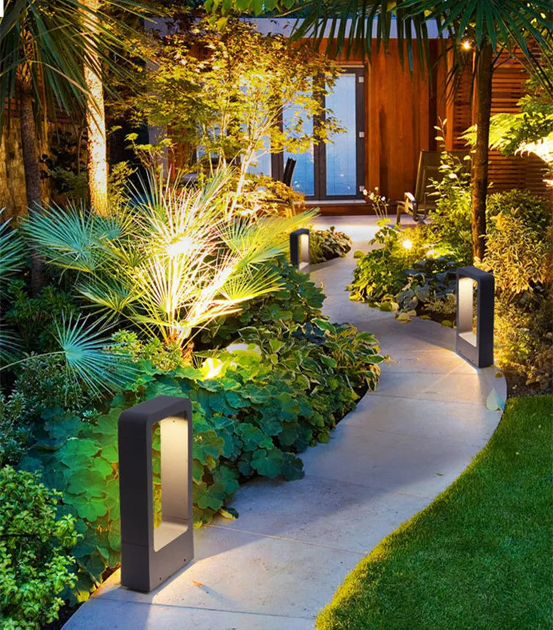 AluLumière | Élégant Luminaire Extérieur en Aluminium Résistant aux Intempéries 1