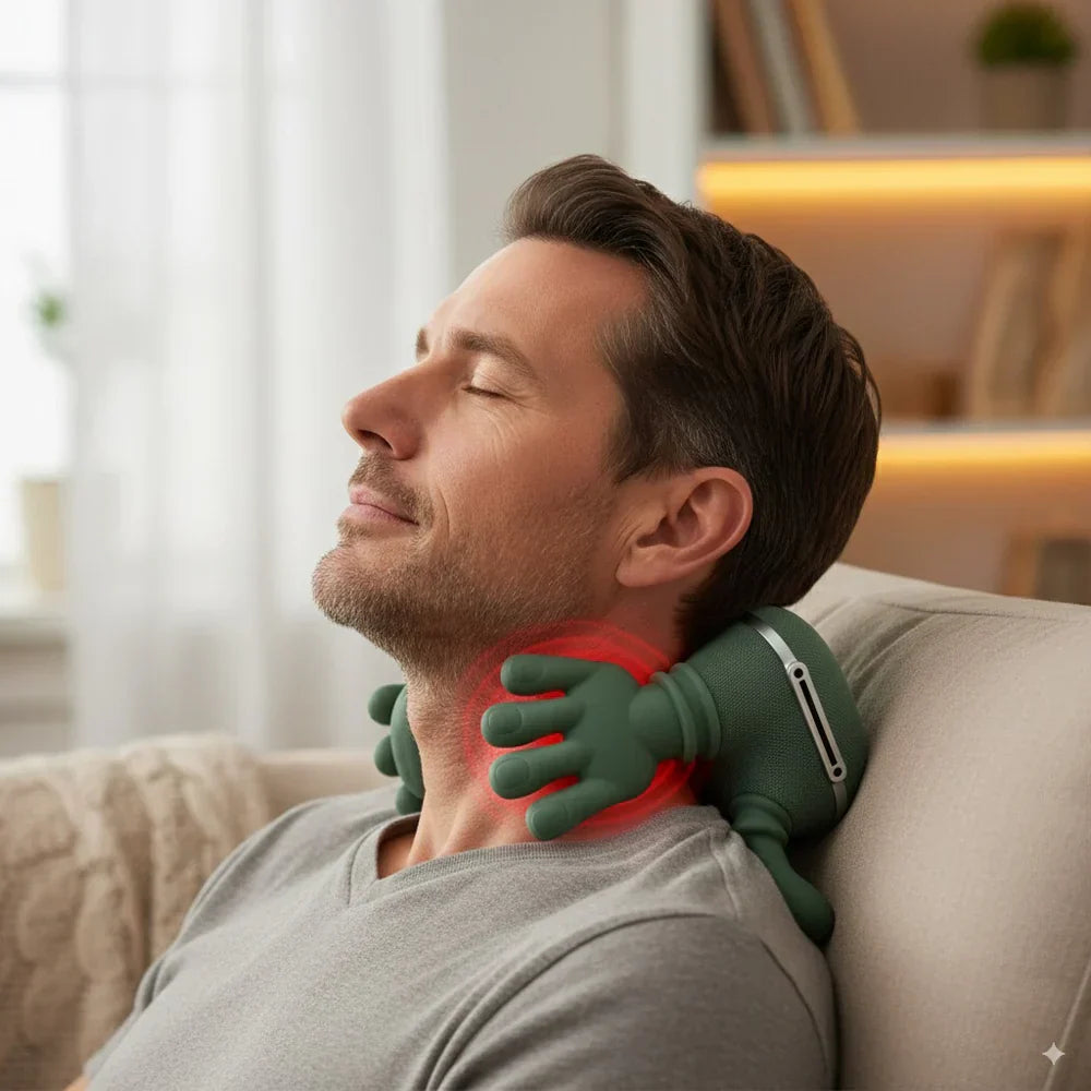 Appareil de Massage | Masseur Cervical avec Chaleur Thérapeutique | Soulagement des Tensions Musculaires pour Détente Totale 5