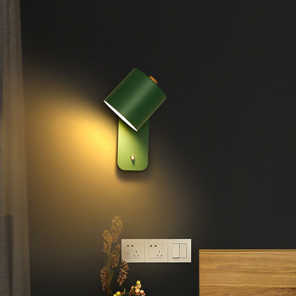 Applique Murale Design LED en Métal avec Interrupteur Intégré ? Éclairage Élégant pour Chambre et Salon 8