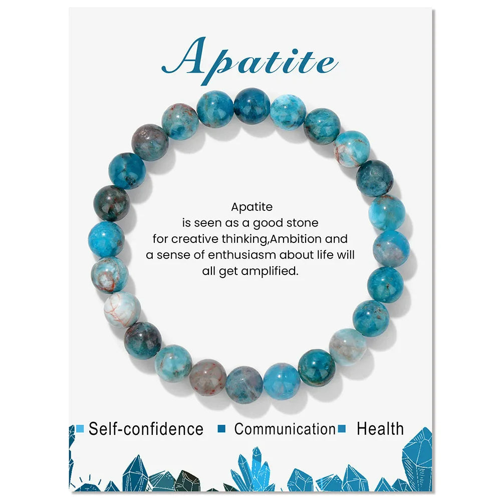 Aria | Bracelet en Cristal Naturel avec Propriétés Curatives | Équilibre et Énergie Positive 14
